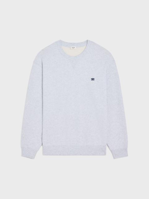 loose sweatshirt IN cotton fleece