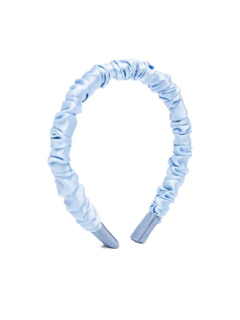 ruched satin headband