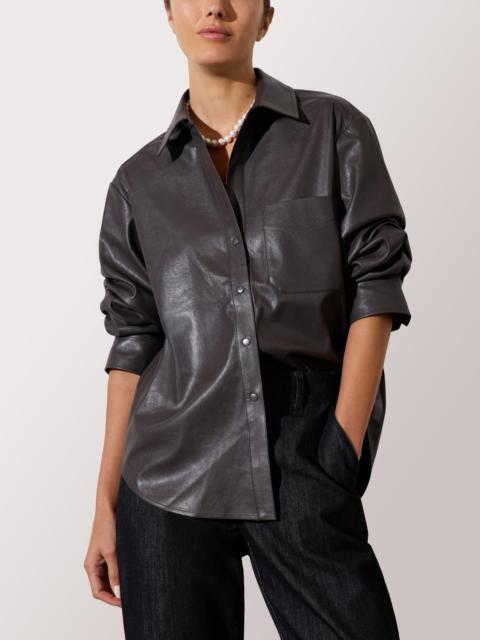 The Pia Vegan Leather Shirt