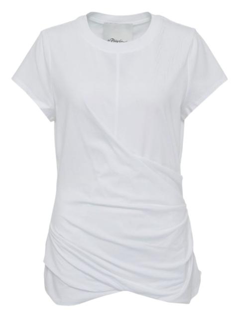 draped short-sleeve t-shirt