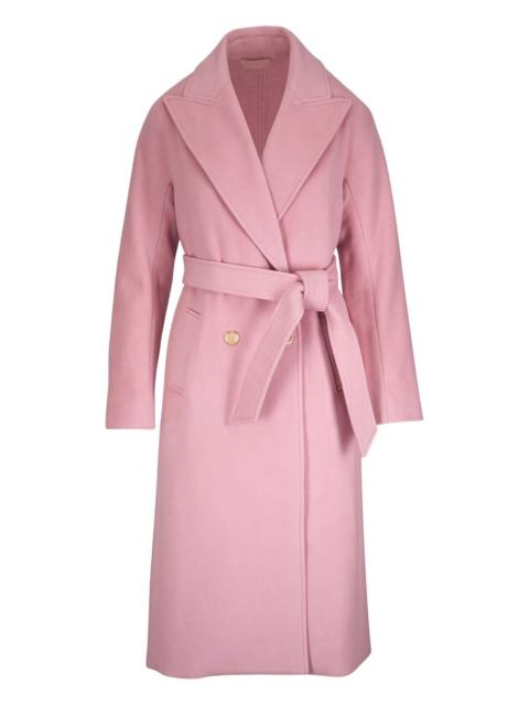 Della double-breasted belted coat