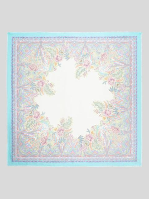 SHAWL WITH PAISLEY PRINT