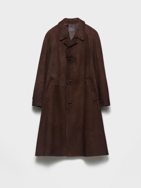 Suede coat