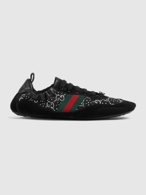 Women's Gucci Shift GG crystal sneaker