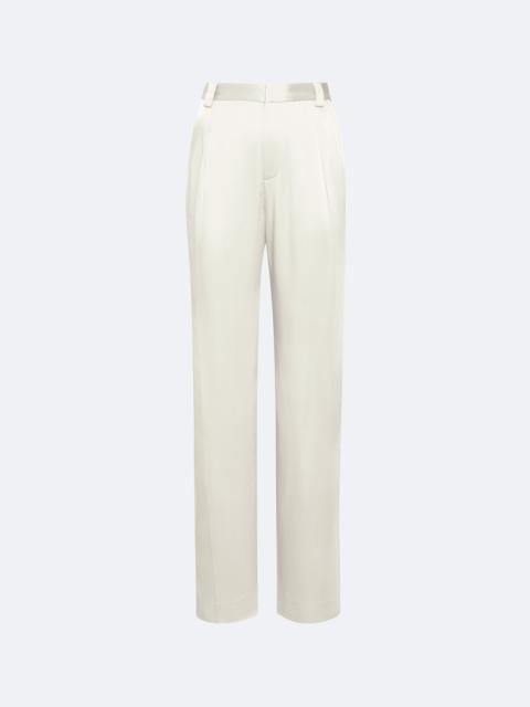 Satin Relaxed Pleated Pant