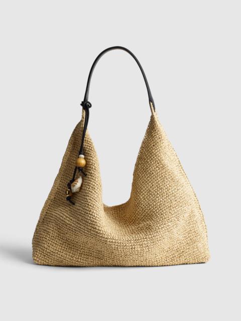 The Mylie Shoulder Bag in Raffia