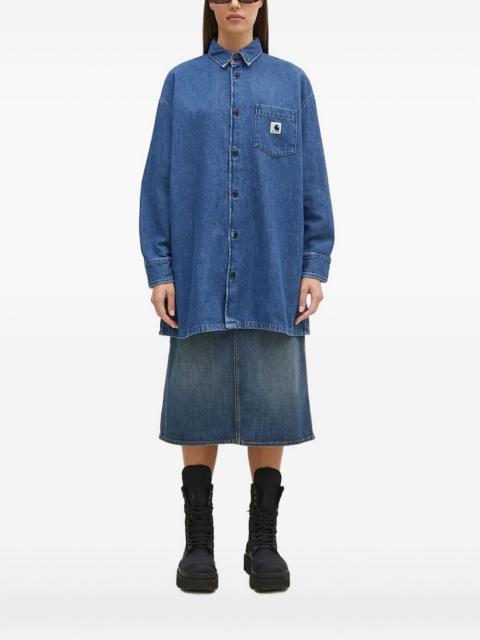 pocket buttoned shirt