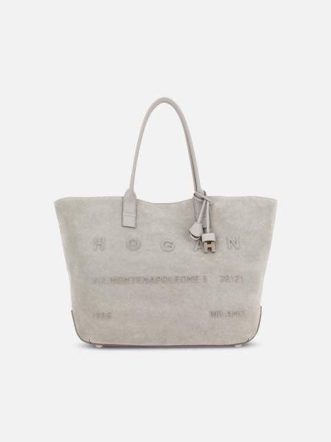 Hogan Script Shopping Bag Medium