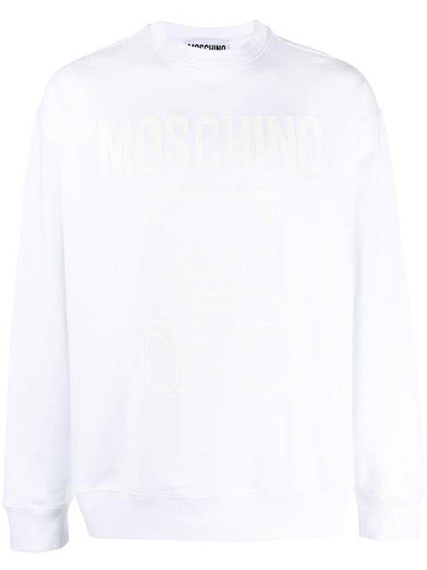 logo-print crew neck sweatshirt