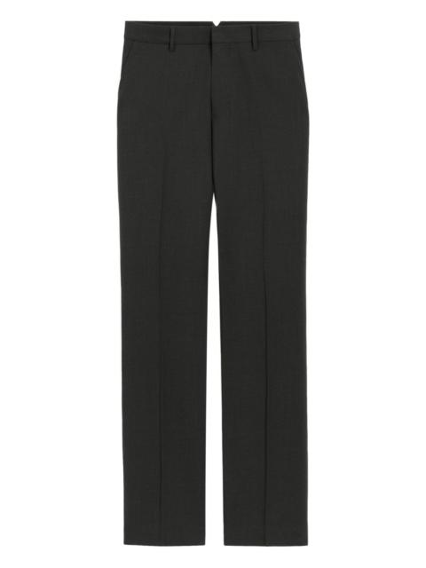 wool straight-leg trousers