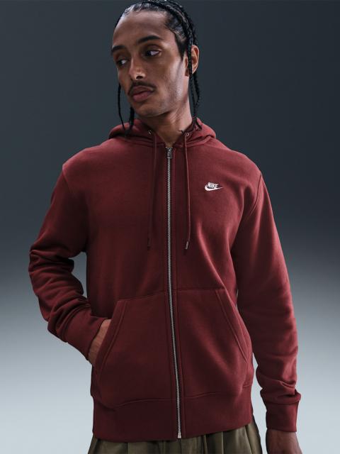 Nike Club Men's Full-Zip Fleece Hoodie
