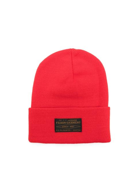 logo-patch beanie