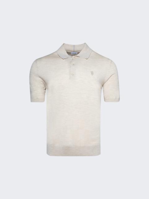 Wool Polo Shirt Nutmeg