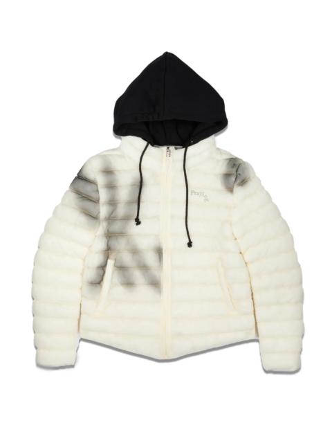 Praying Navy Puffer Jacket  Blue