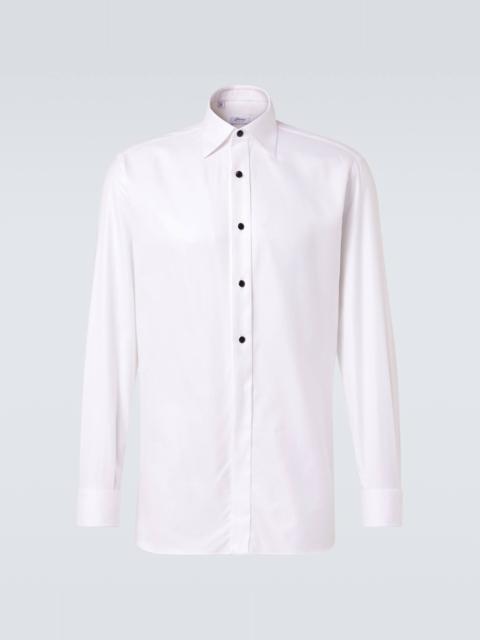 Cotton tuxedo shirt