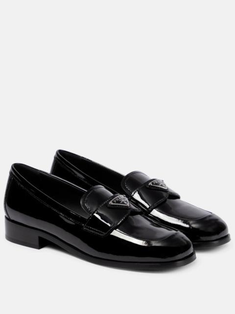 Patent leather loafers
