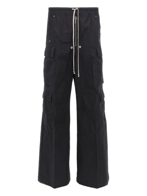 zip cotton cargobelas trousers
