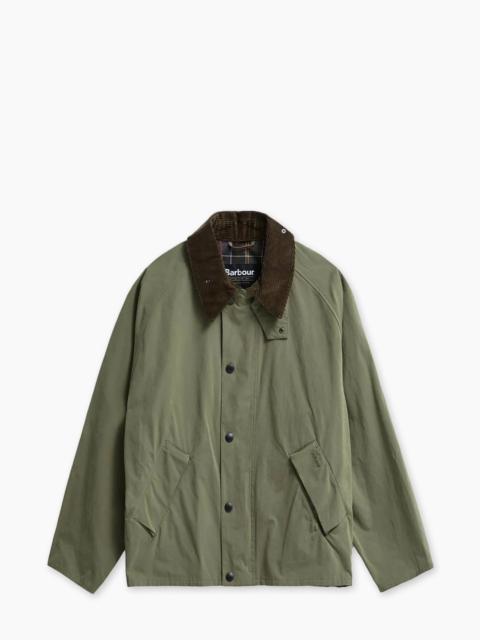 BARBOUR OVERSIZED TRANSPORT JACKET FERN