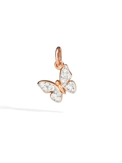 ROSE GOLD & WHITE DIAMOND BUTTERFLY CHARM