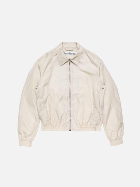 Logo technical jacket - Light taupe