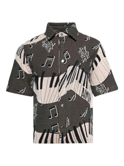 Piano Keys Tapestry shirt
