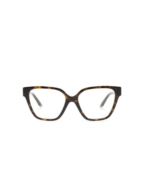 Greca square-frame glasses