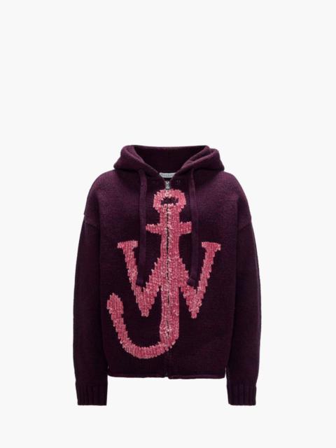 ANCHOR LOGO HOODIE WITH ZIP