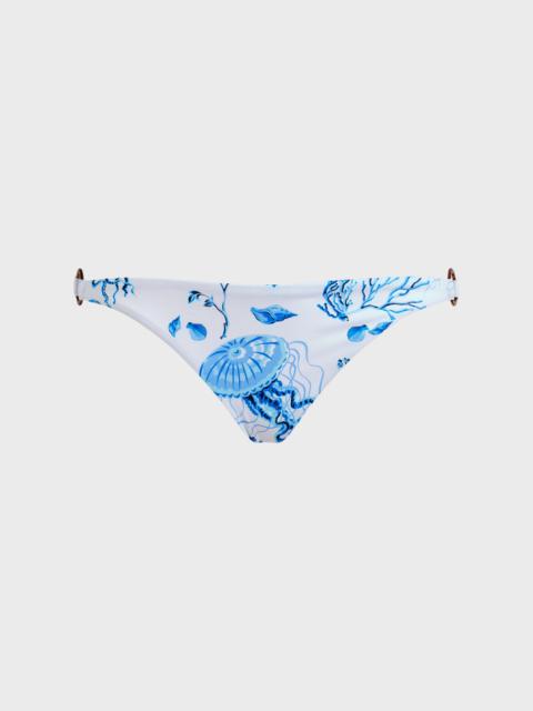 Women Mini brief Bikini Bottom Medusa and Shells