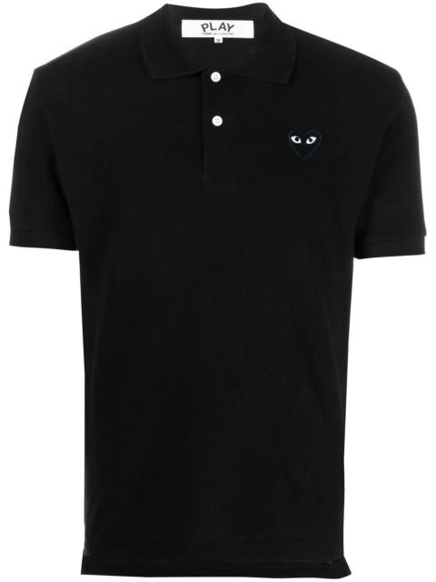 embroidered logo polo shirt