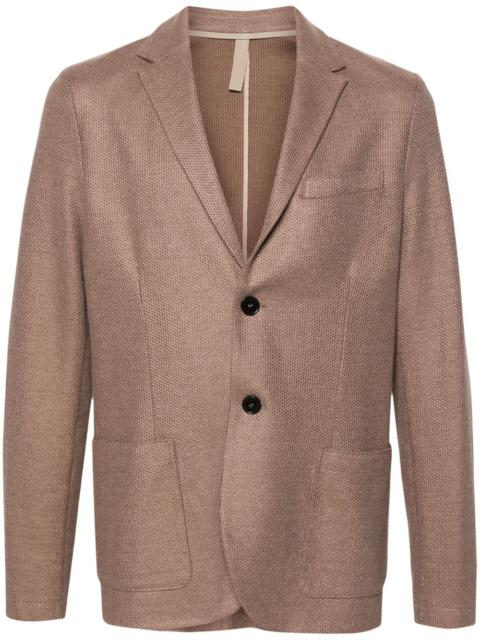 notched-lapels single-breasted blazer