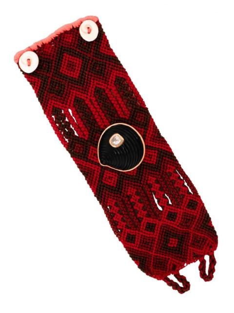 Grande Carved Shell Mexican Bracelet