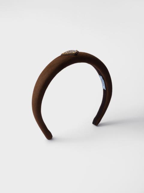 Suede headband
