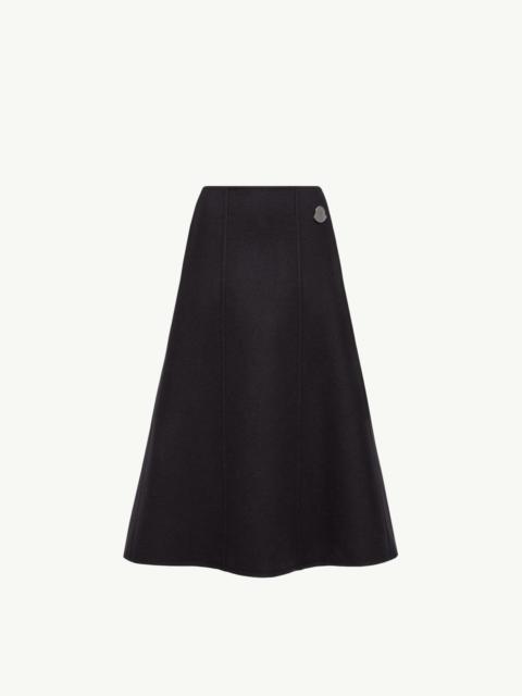 Moncler + JIL SANDER Wool Midi Skirt