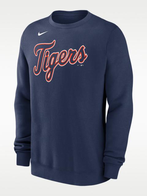 Detroit Tigers Wordmark Men's Nike MLB Pullover Crew