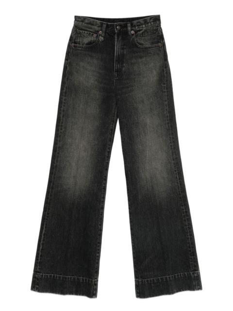 faded-effect jeans
