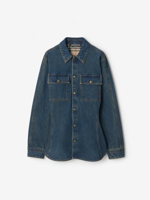 Fit-and-flare Denim Shirt
