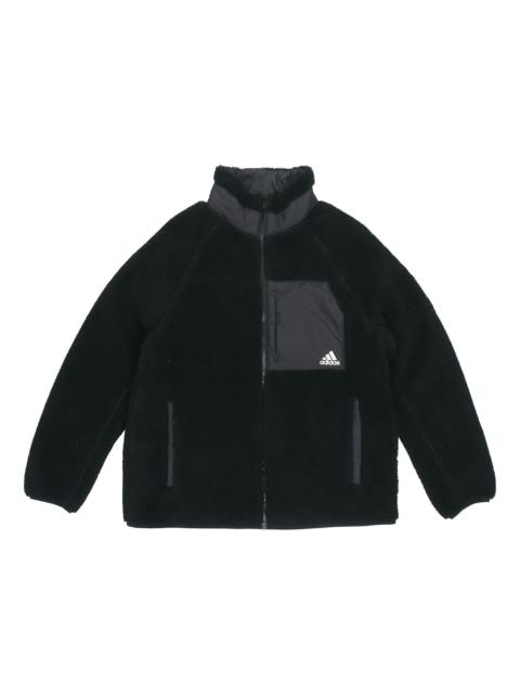 adidas Sherpa Reversible Jacket Asia Sizing 'Black' H20784