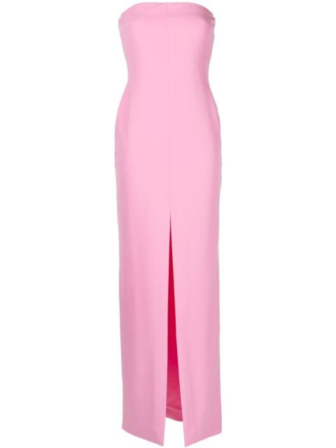 strapless maxi dress