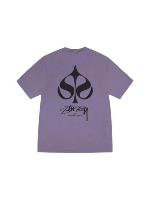 Stussy Spade Pigment Dyed Tee Grape