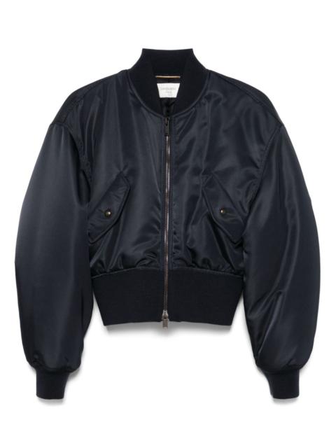 cropped bomber jacket