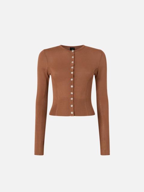 CARDIGAN WITH MOTHER-OF-PEARL BUTTONS