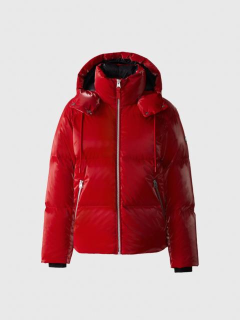 KENT-GLO High-Gloss Hooded Down Jacket
