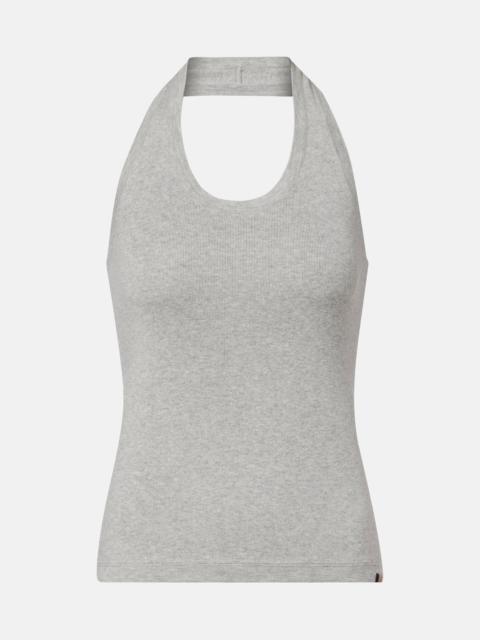 Jerry cotton and cashmere jersey top