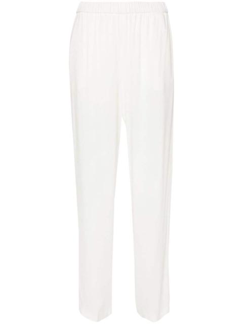 straight crepe trousers
