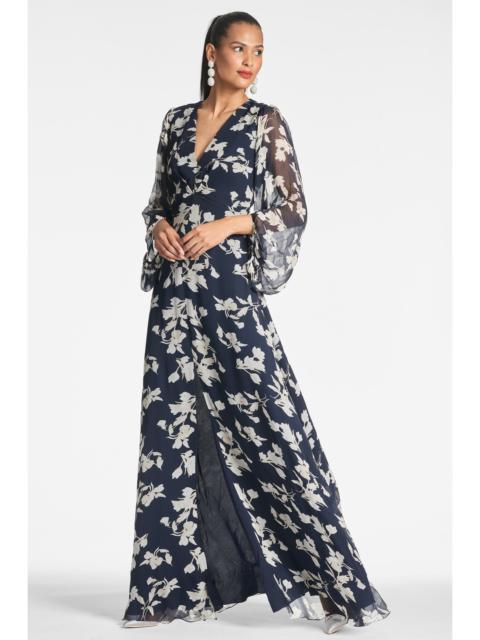 Jenny Gown - Navy Venetia Petal