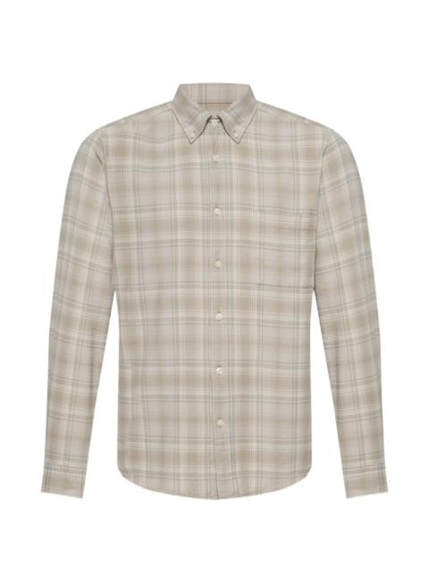 checked pocket shirt