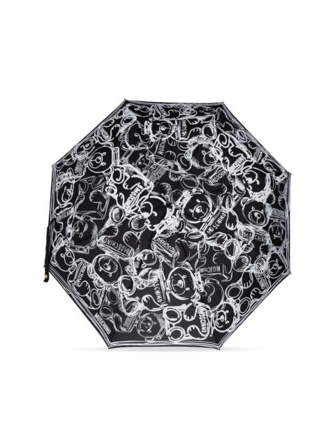 teddy bear-print umbrella