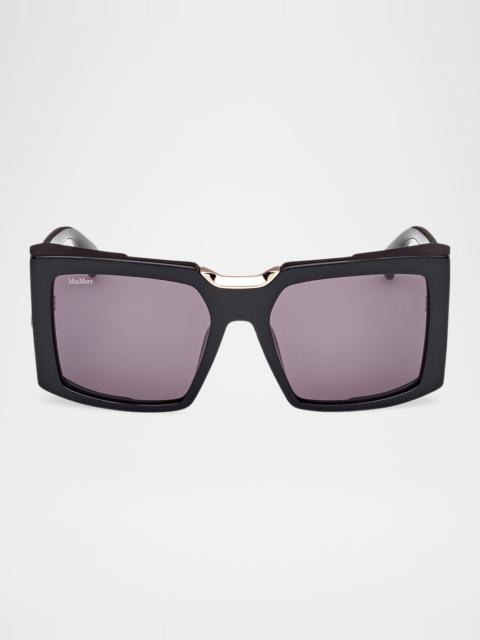 Spark 6 Rectangle Acetate Sunglasses