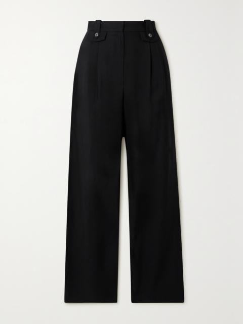 Charlotte Woven Wide-leg Pants