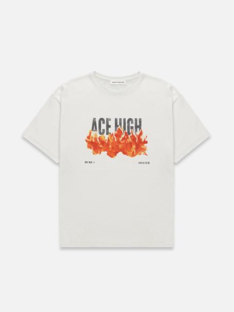 Ace High Vintage White T-Shirt